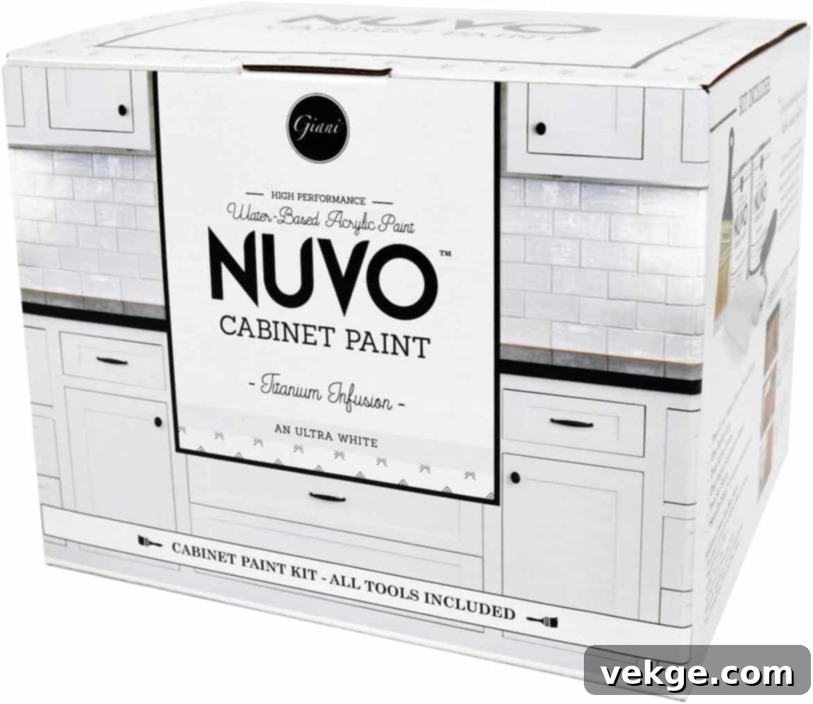 Nuvo Titanium Infusion Cabinet Makeover Kit for one-day transformation