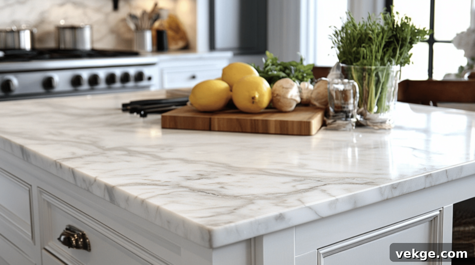 Bianco Dolomite Honed Marble Countertops