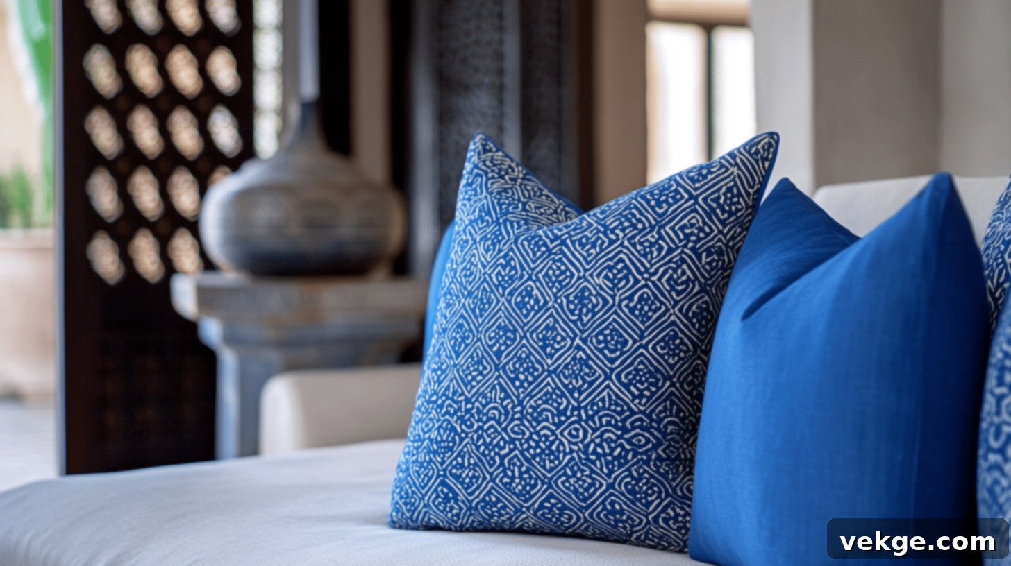 Sapphire Blue in Moroccan Design