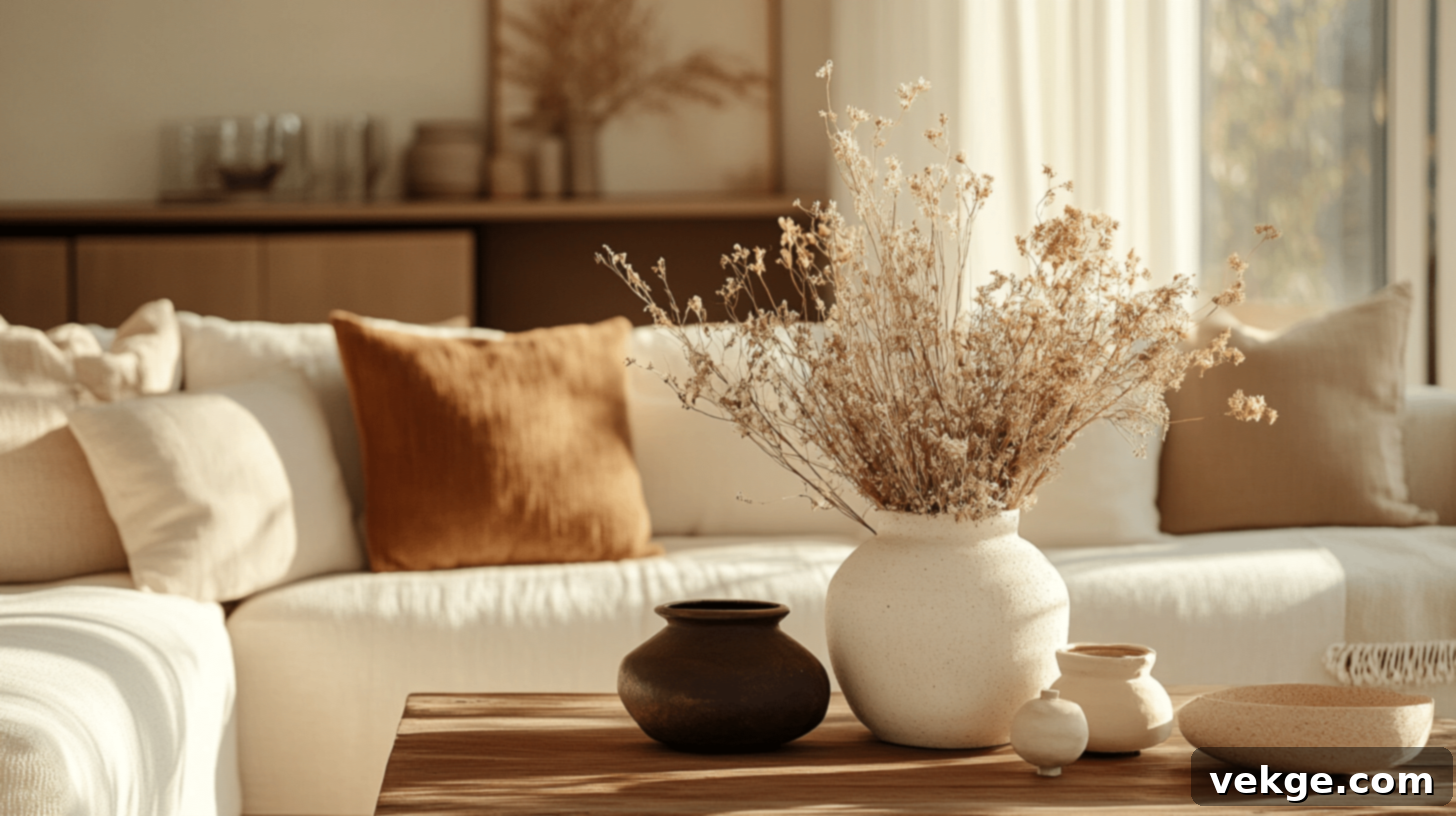 Dried Blooms in a vase