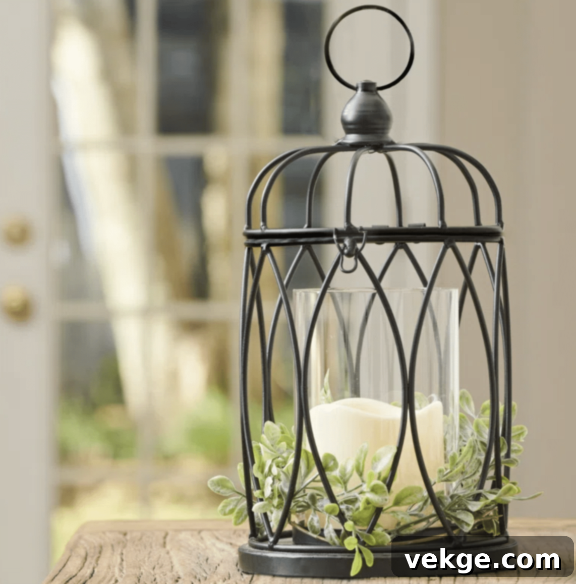 Glass Tabletop Lantern