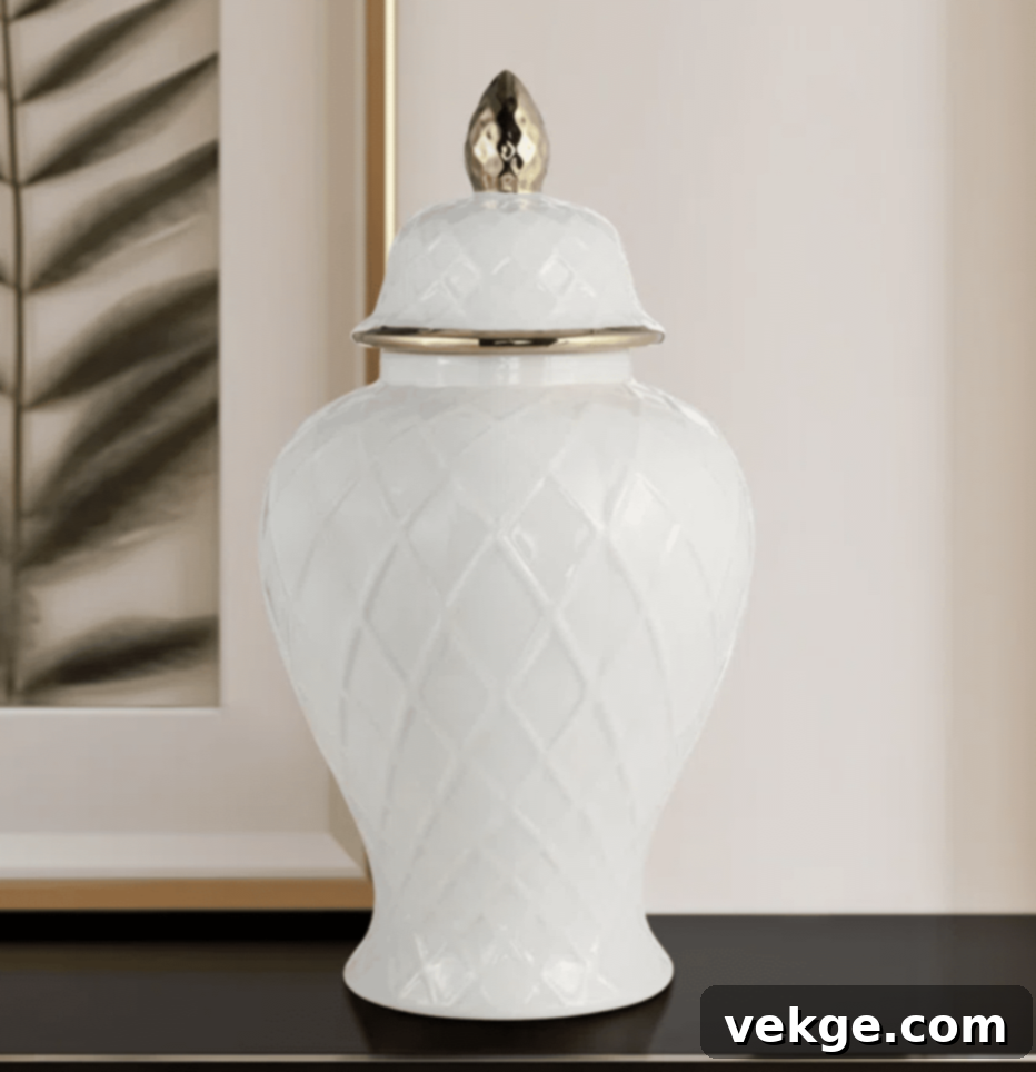 Elegant Jar Timeless Accent Piece