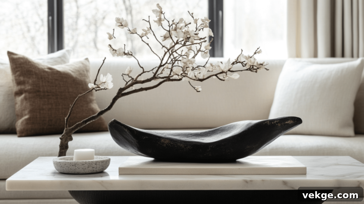 Sculptural Piece as a table centerpiece