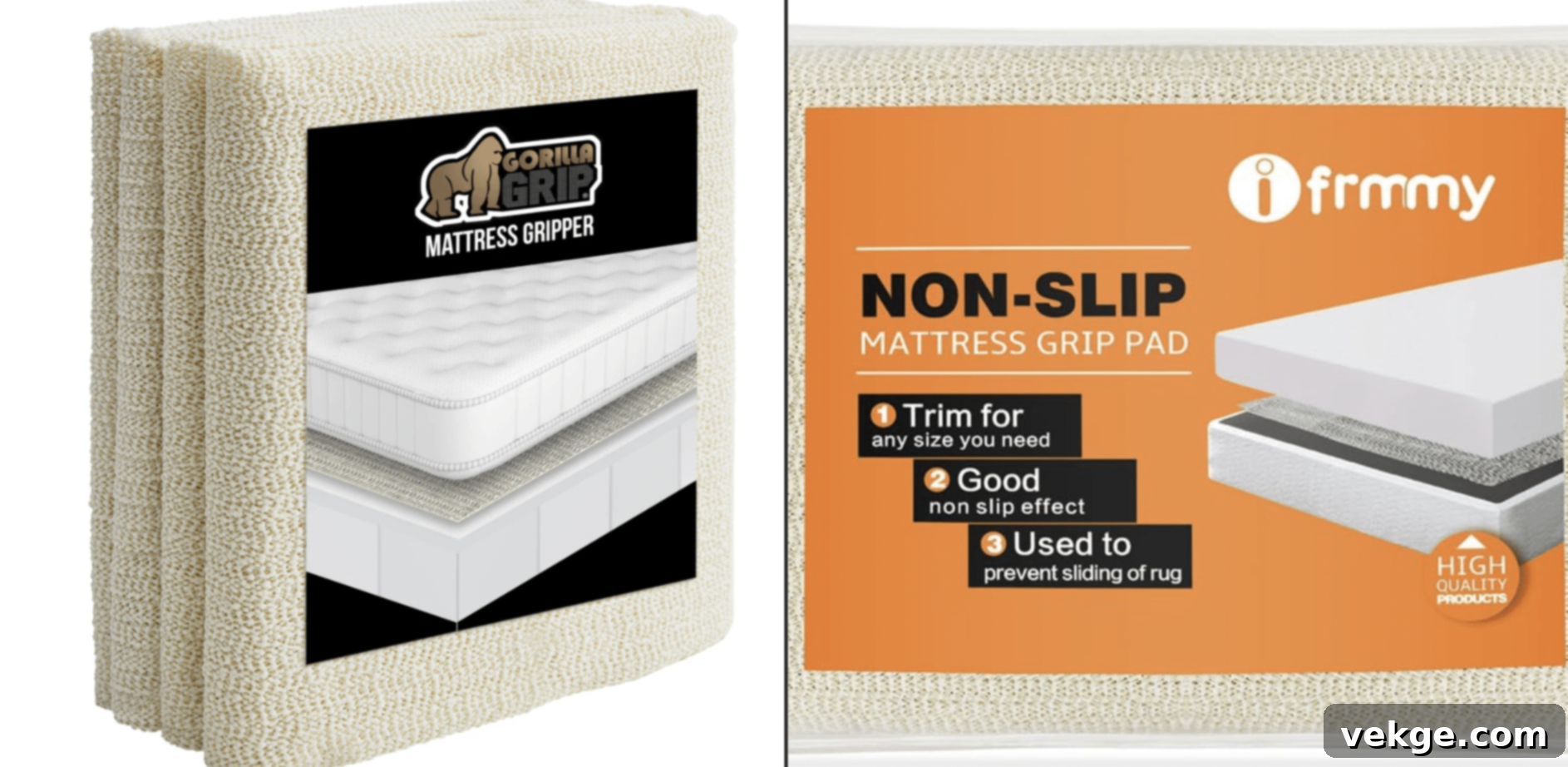 Non-Slip Mattress Pads