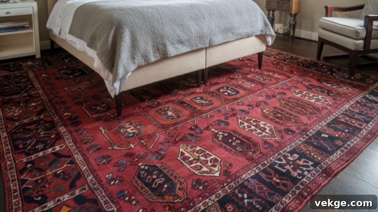 Let Your Rug Embrace Only the Bed