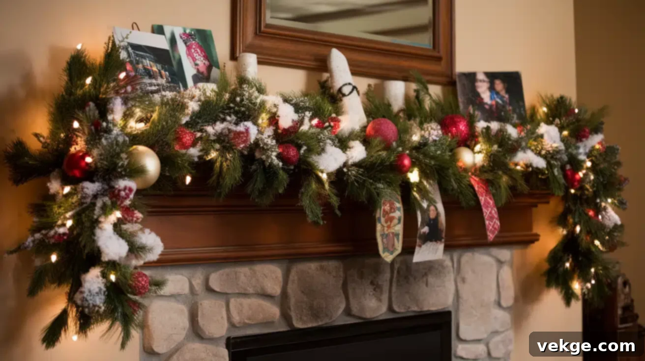 How to Decorate Your Mantel Garland