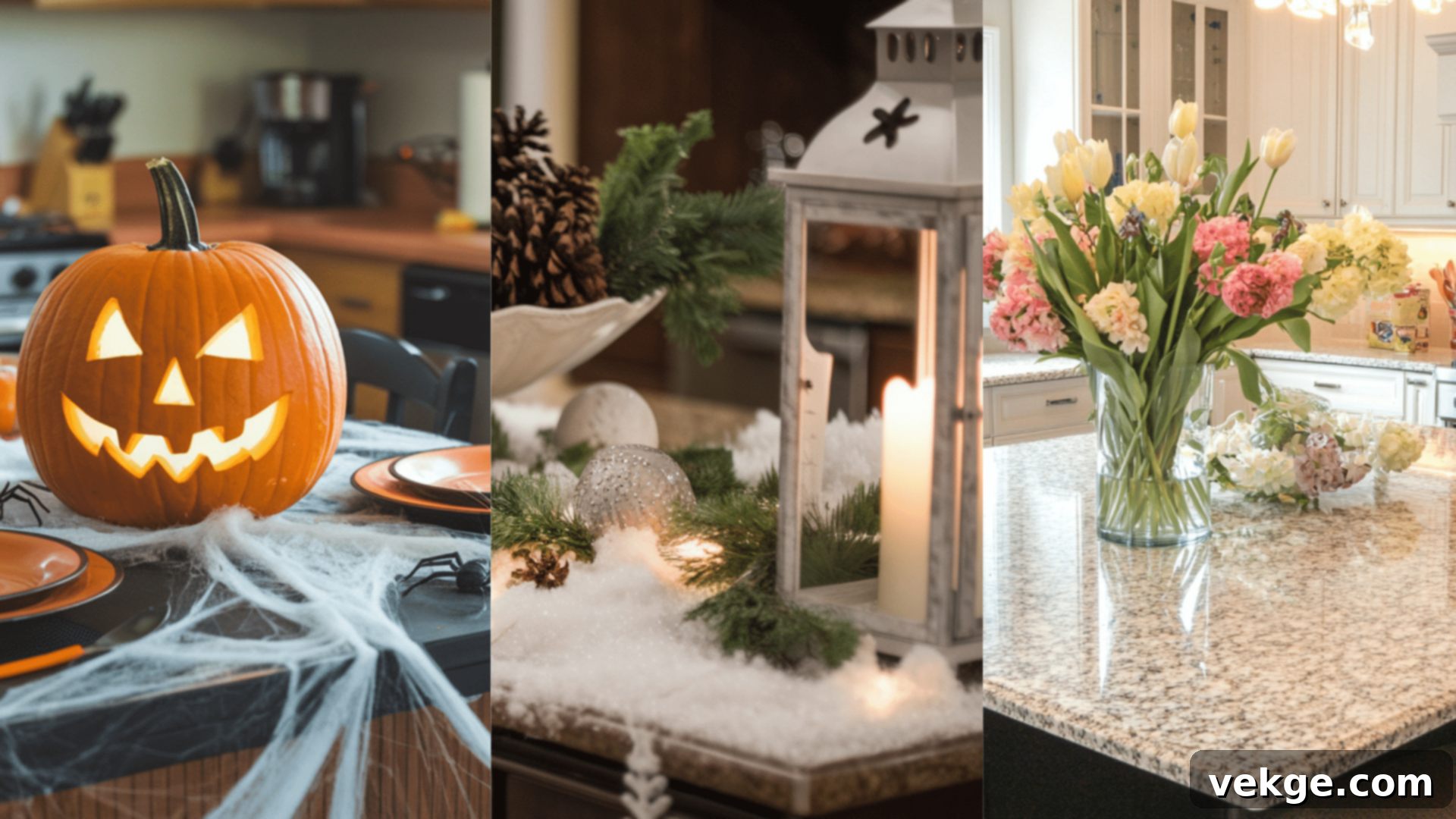 Seasonal and Thematic Decor Ideas for Kitchen Island
