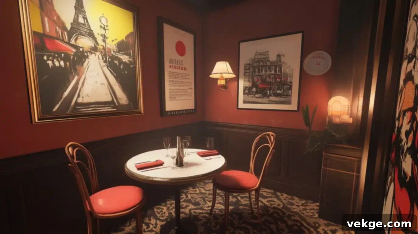 Parisian Bistro Dining Room Vibes