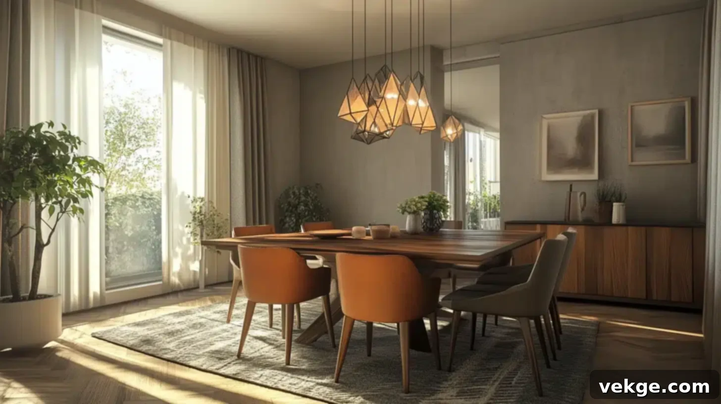 Mid-Century Modern Furniture Mix in a Parisian Dining Room