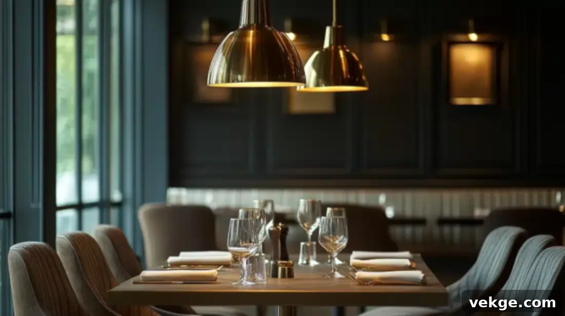 French Bistro Inspired Lighting in a Parisian Dining Room