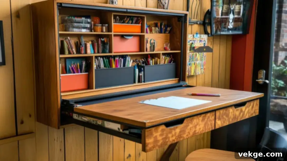 Fold-Down_Wall_Desk_with_Hidden_Compartments