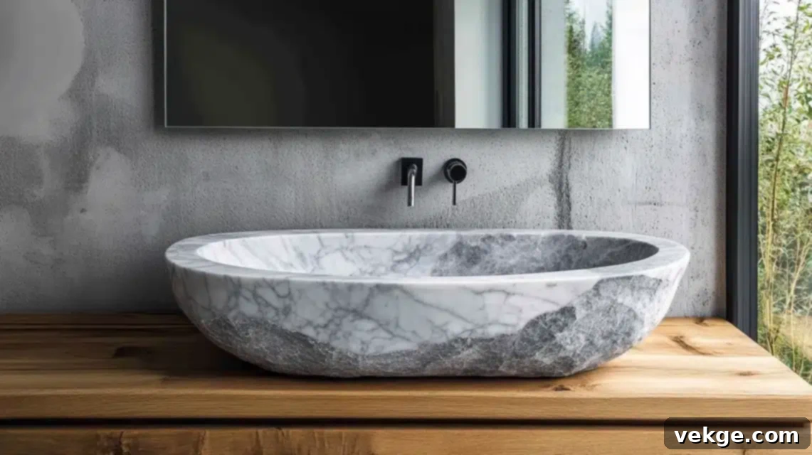 Freestanding Marble Sink