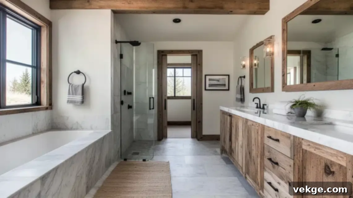 Sandblasted Marble Finish Bathroom