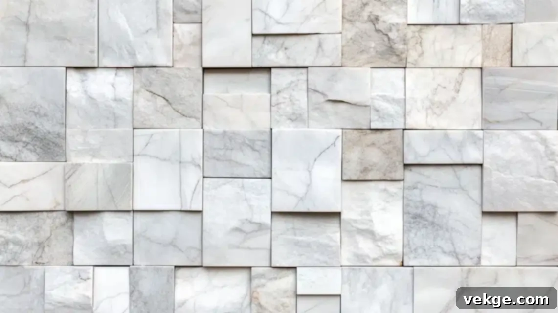 Embossed Marble Wall Decoration