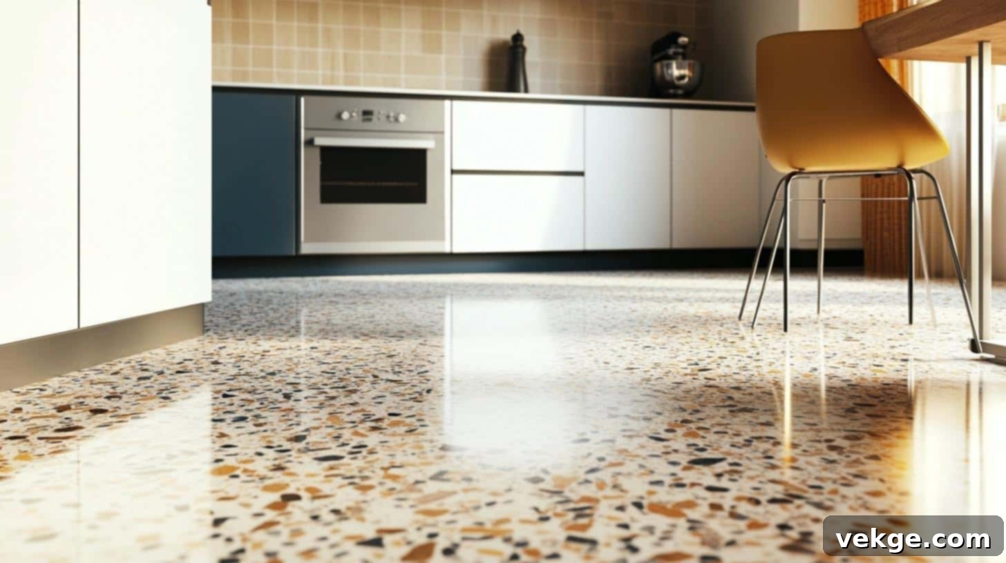 Terrazzo Kitchen Floor Tiles