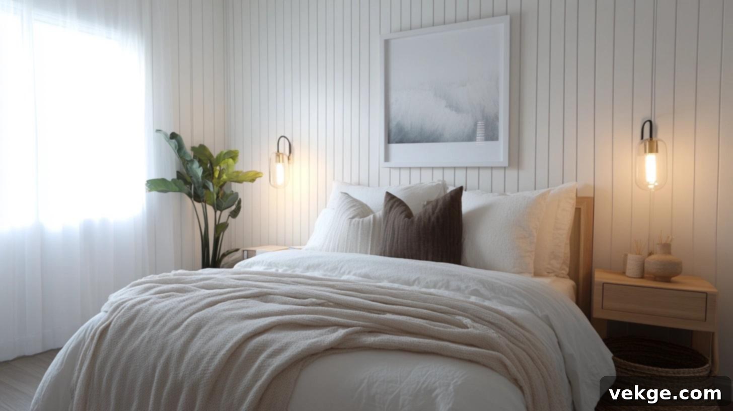 Elegant Vertical Board and Batten Accent Wall