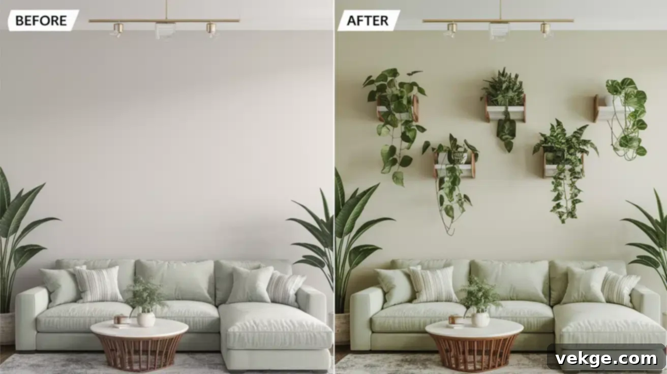 Wall-Mounted Plants