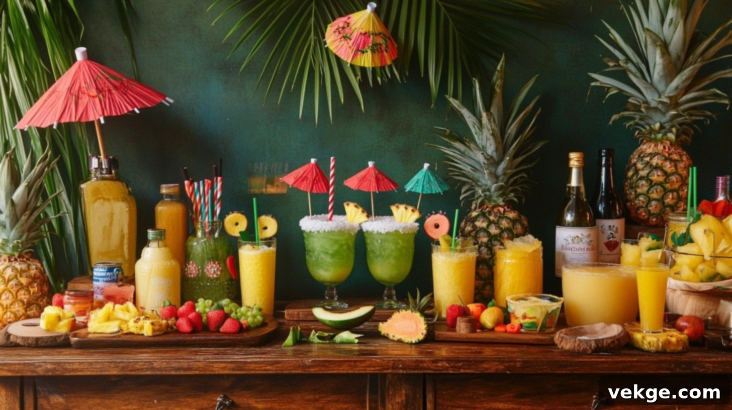 Tropical Drink Station (Approx. Budget - $50-$100)