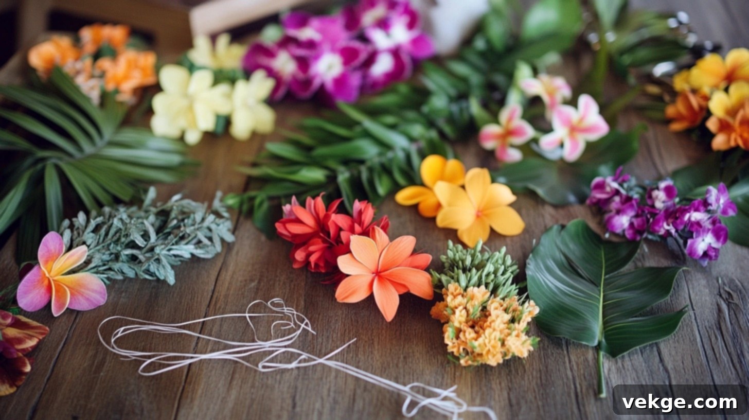 Lei Making Workshop (Approx. Budget - $40-$80)