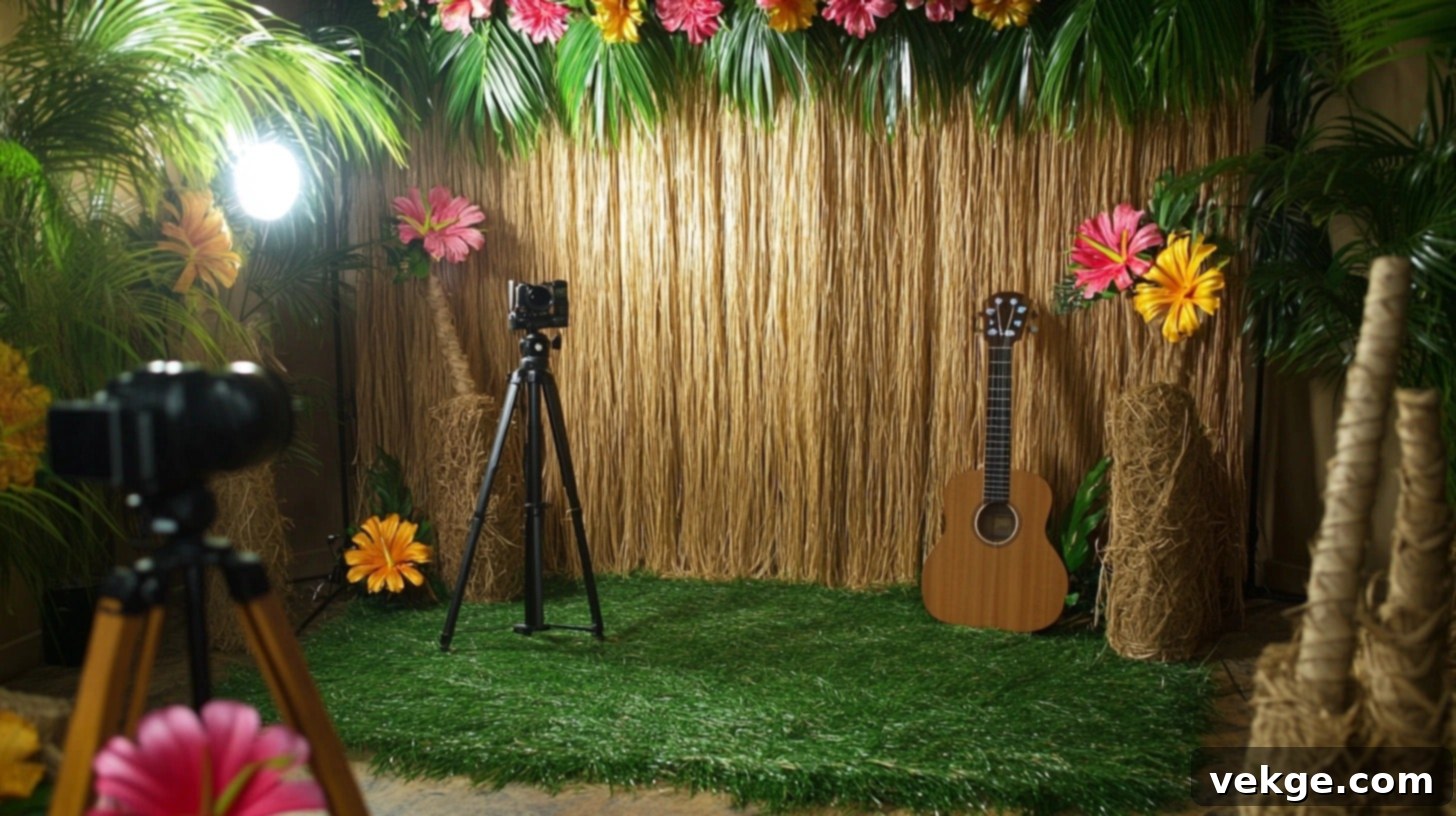 Tropical Photo Booth (Approx. Budget - $50-$100)
