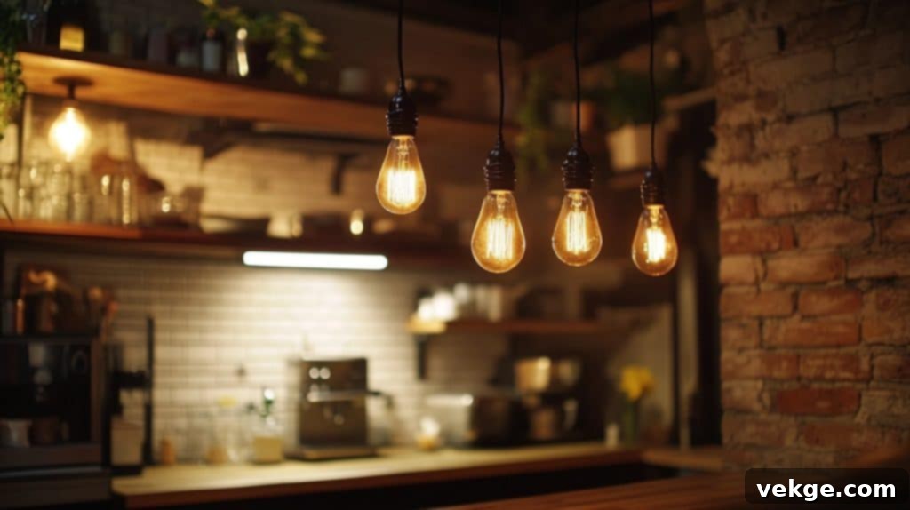 Hanging Edison Bulbs