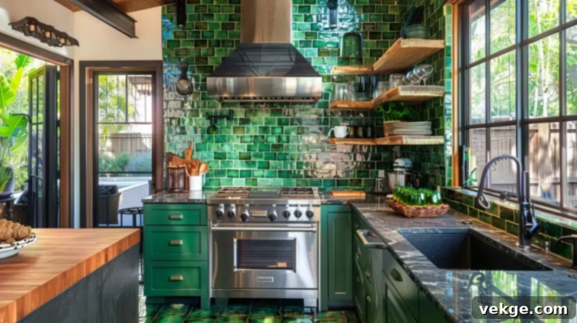 Green Kitchen Tiles