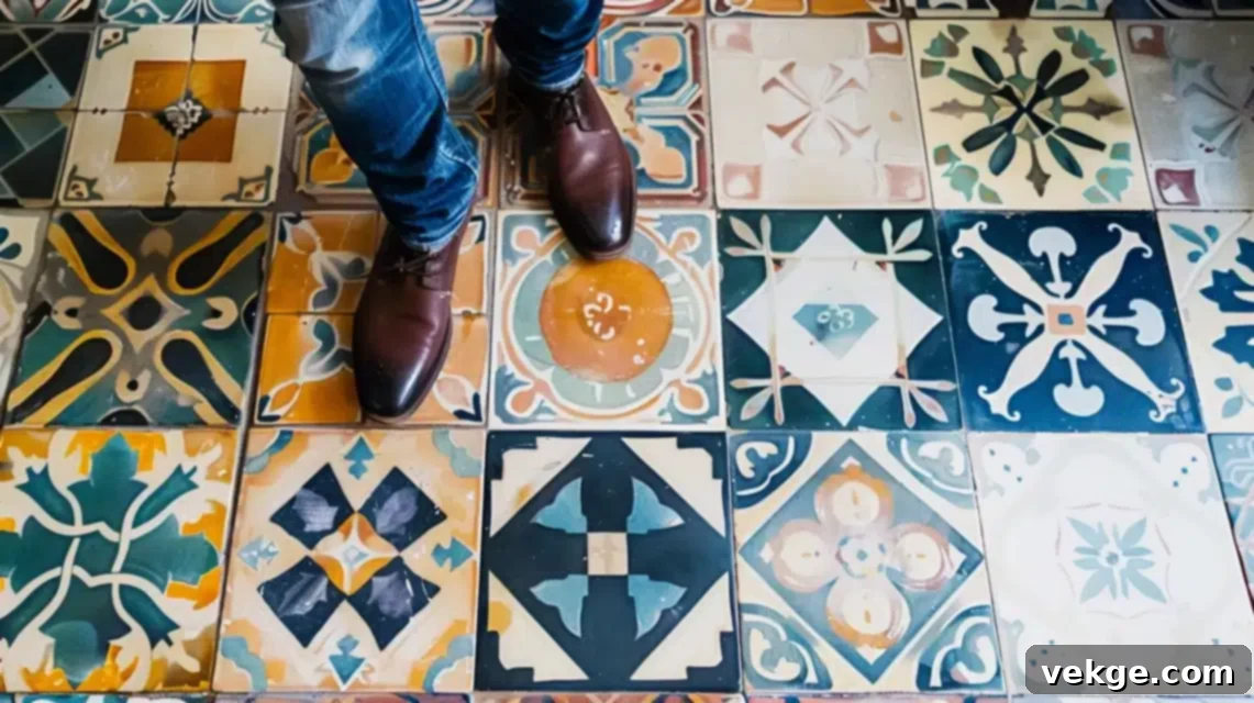 Patterned Floor Tile