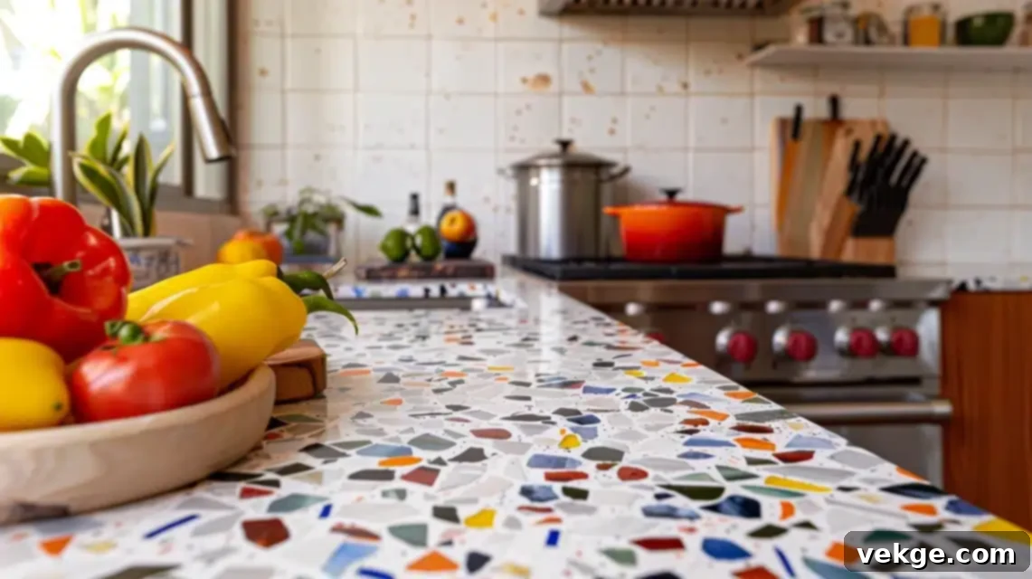 Terrazzo Kitchen Tile Designs