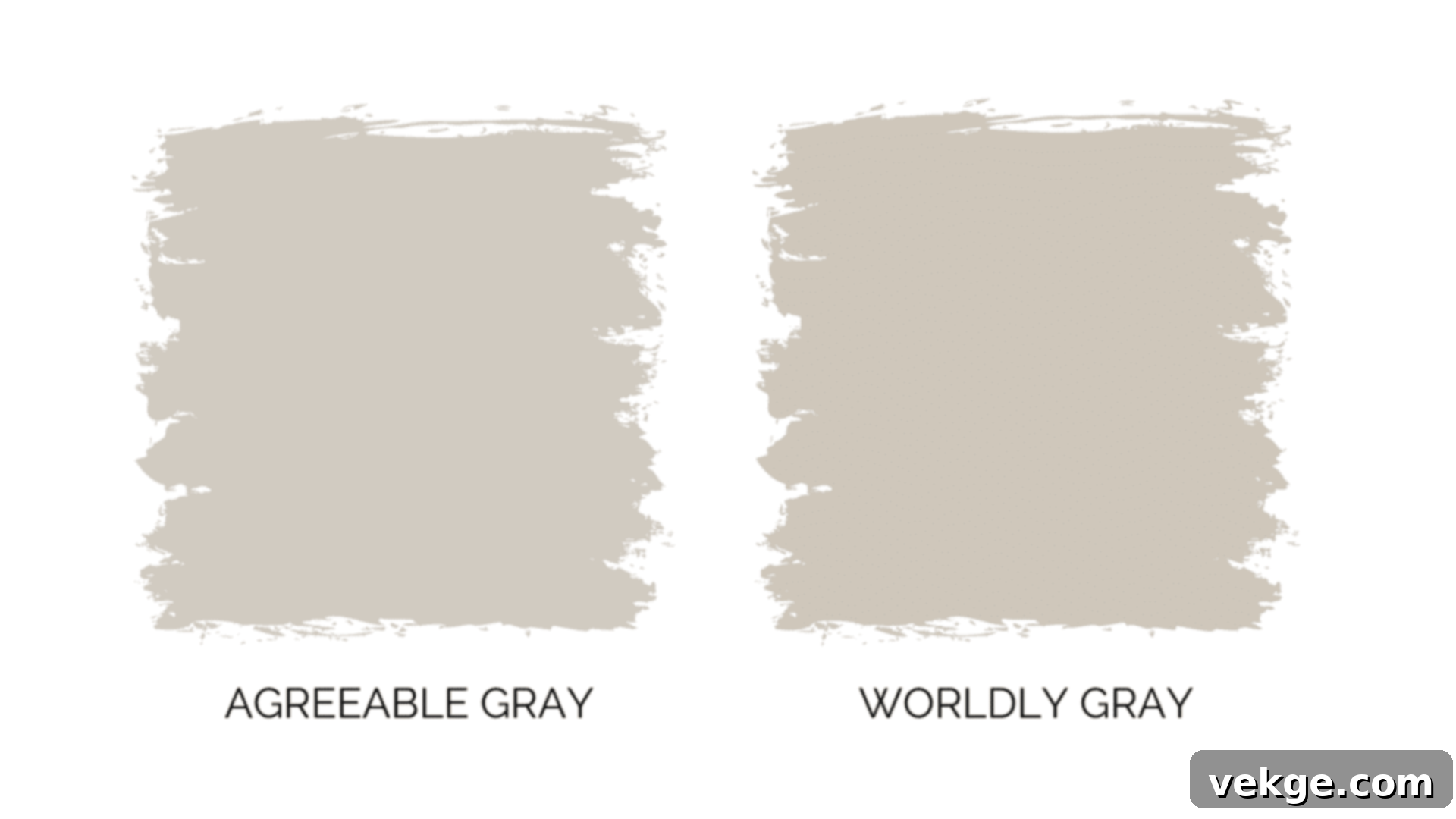 Worldly Gray VS Agreeable Gray