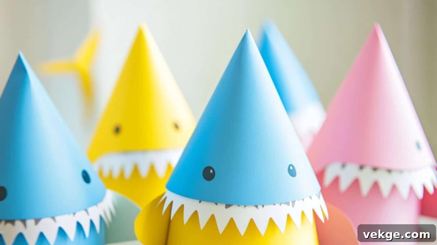 DIY_Shark_Fin_Party_Hats