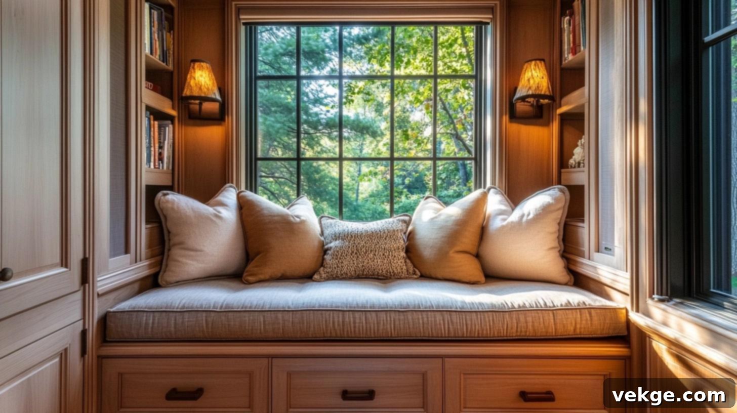 Window Seat Storage Setup