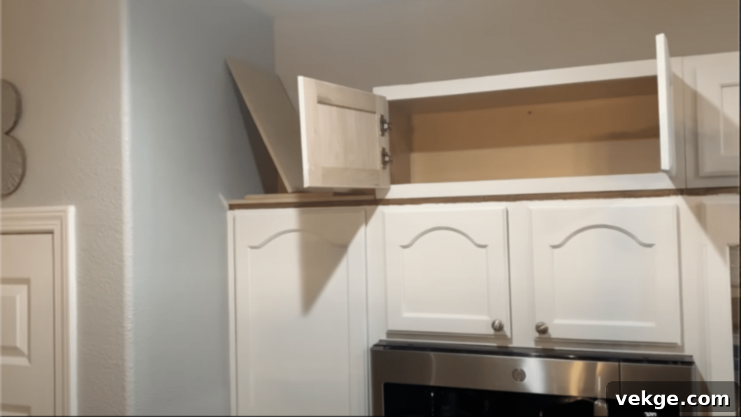 Step 3: Installation Process for Extending Cabinets