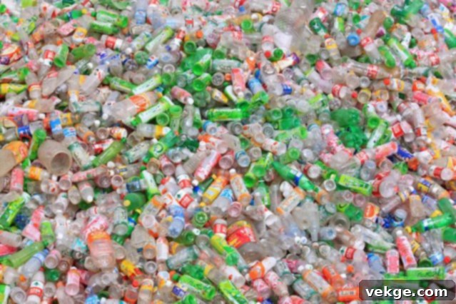 The pervasive problem of plastic waste, showing bags polluting an environment