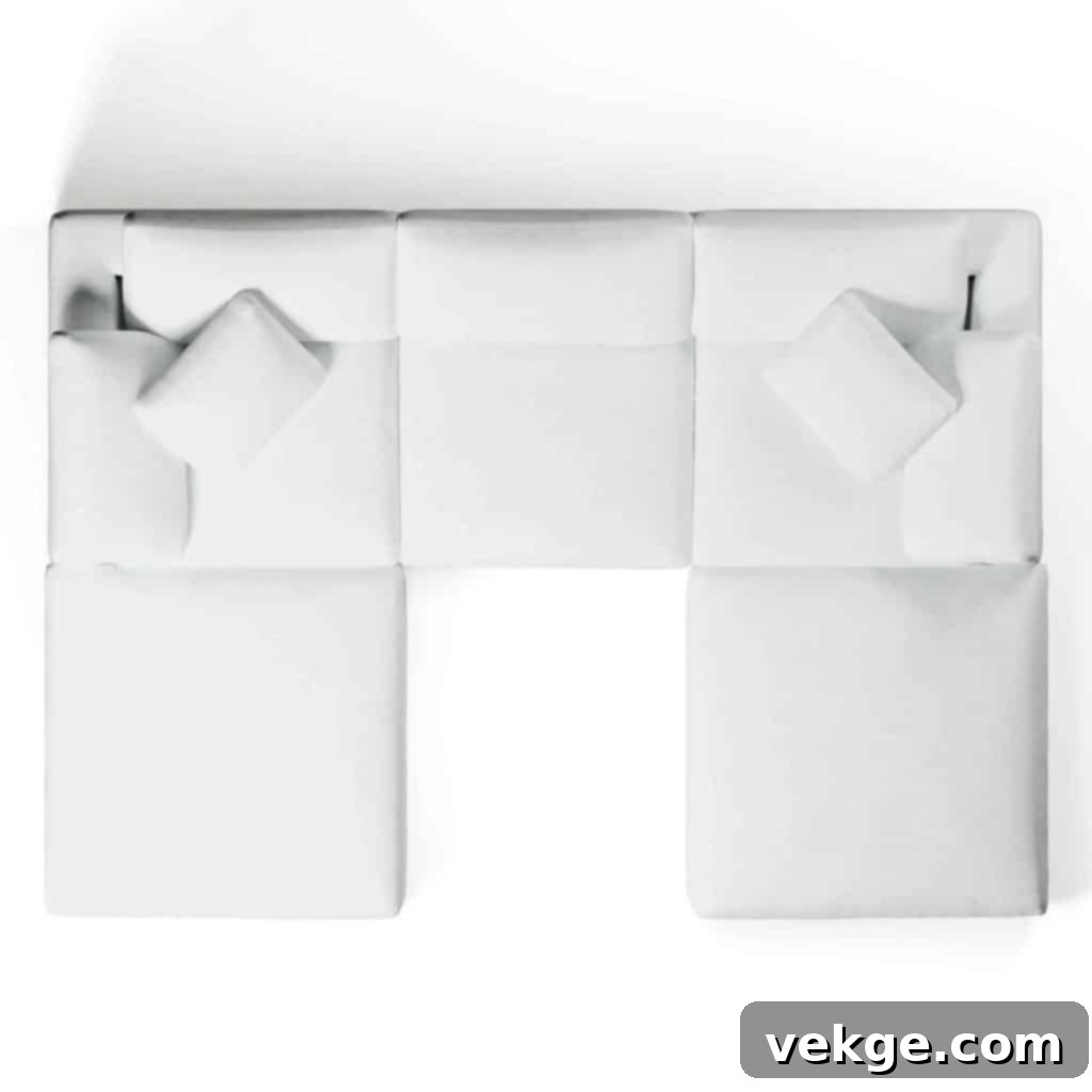 Sofa with 2 Ottoman