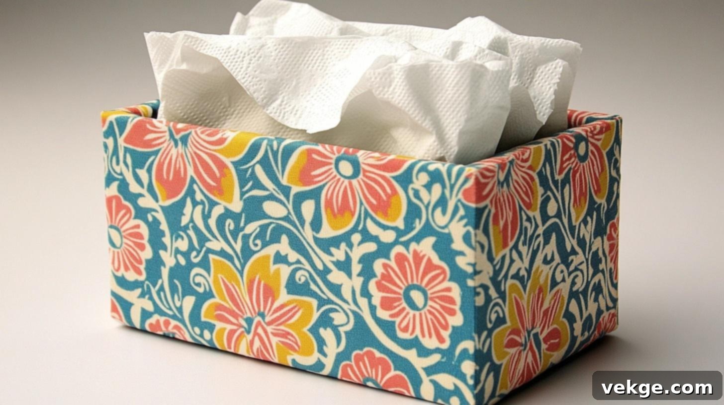 DIY_Fabric_Tissue_Box_Cover