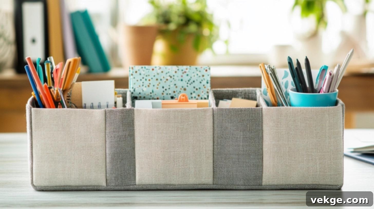 DIY_Fabric_Desk_Organizer
