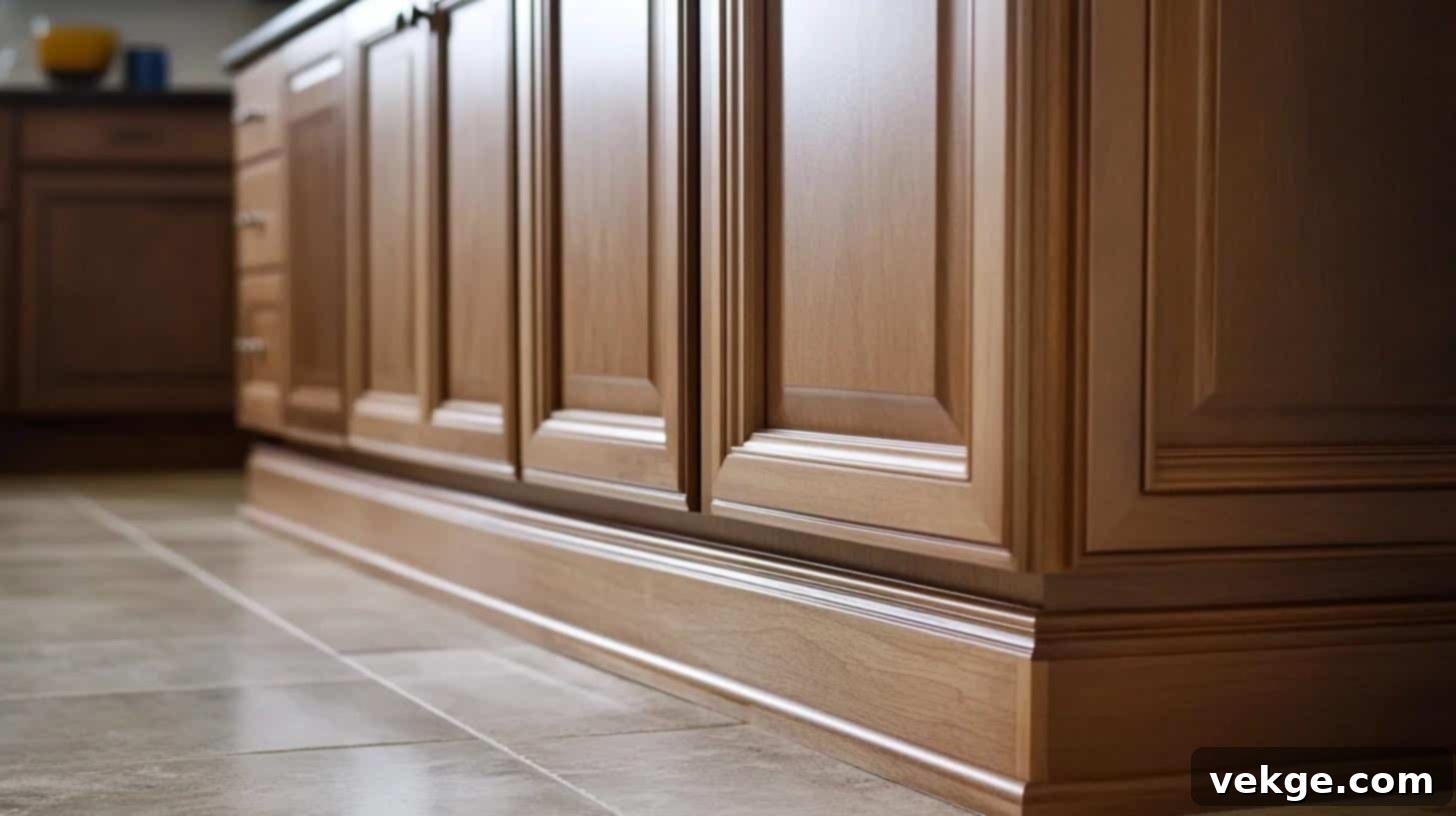 Cabinet Toe Kick - Ergonomic Design for Kitchen Comfort