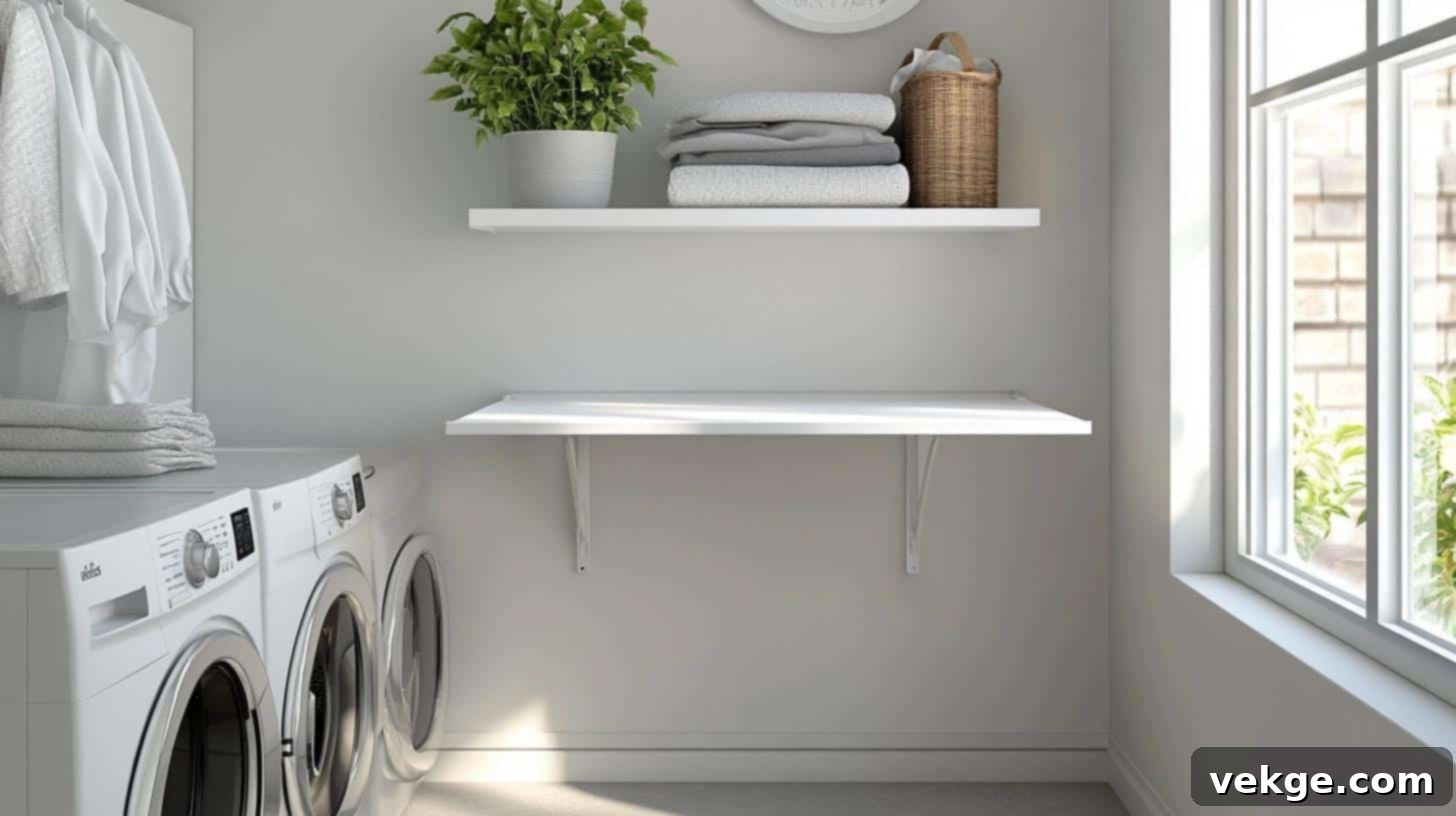 Compact Foldable Table for Laundry Folding