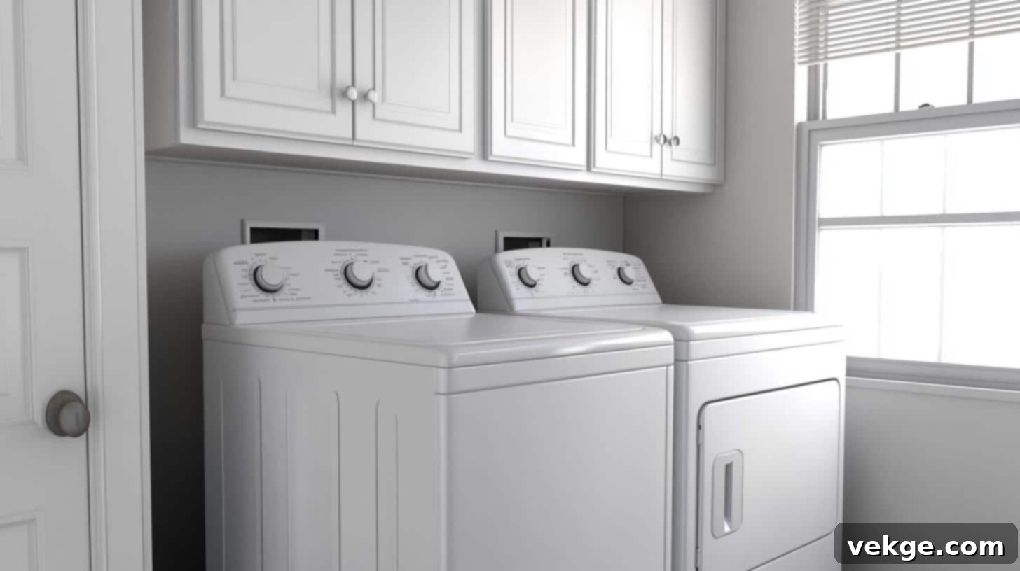Wall Cabinets for Laundry Room Organization
