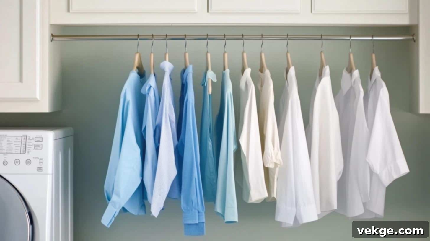 Hanging Rod for Laundry Room Clothes