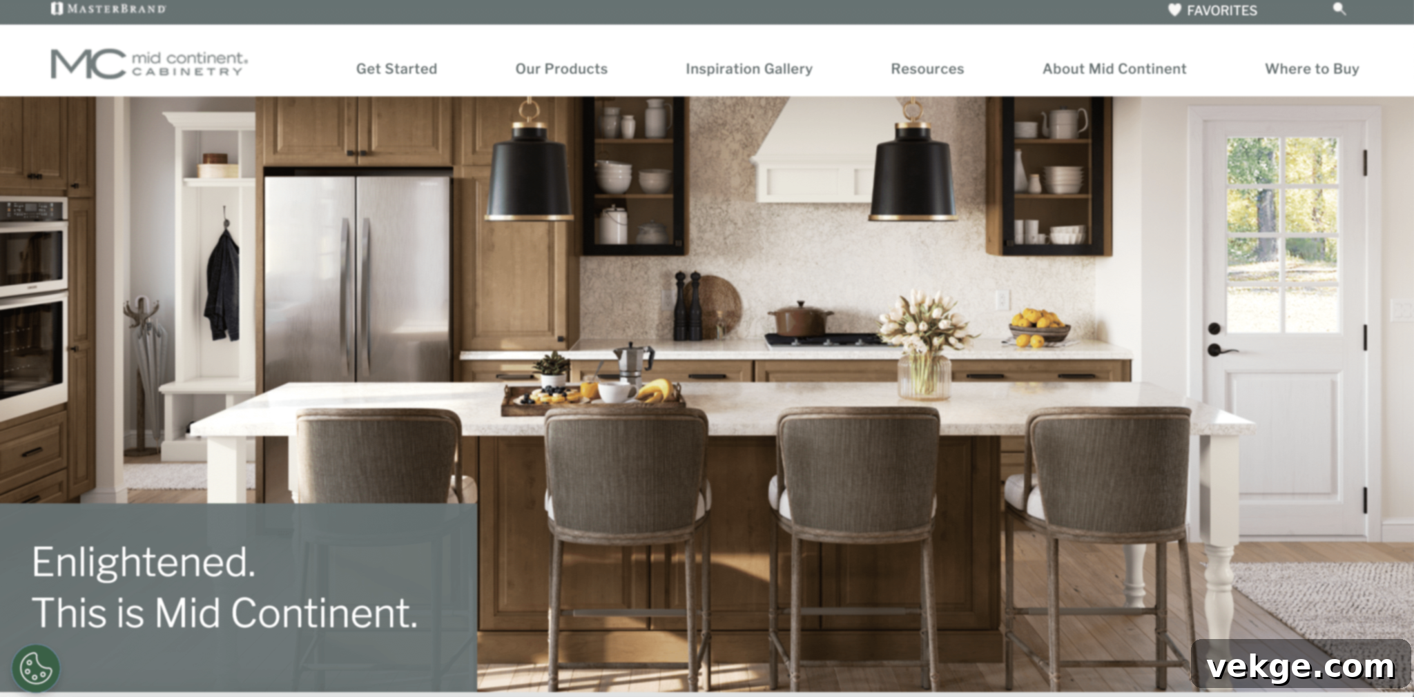 Mid-Continent Cabinetry Budget Remodel