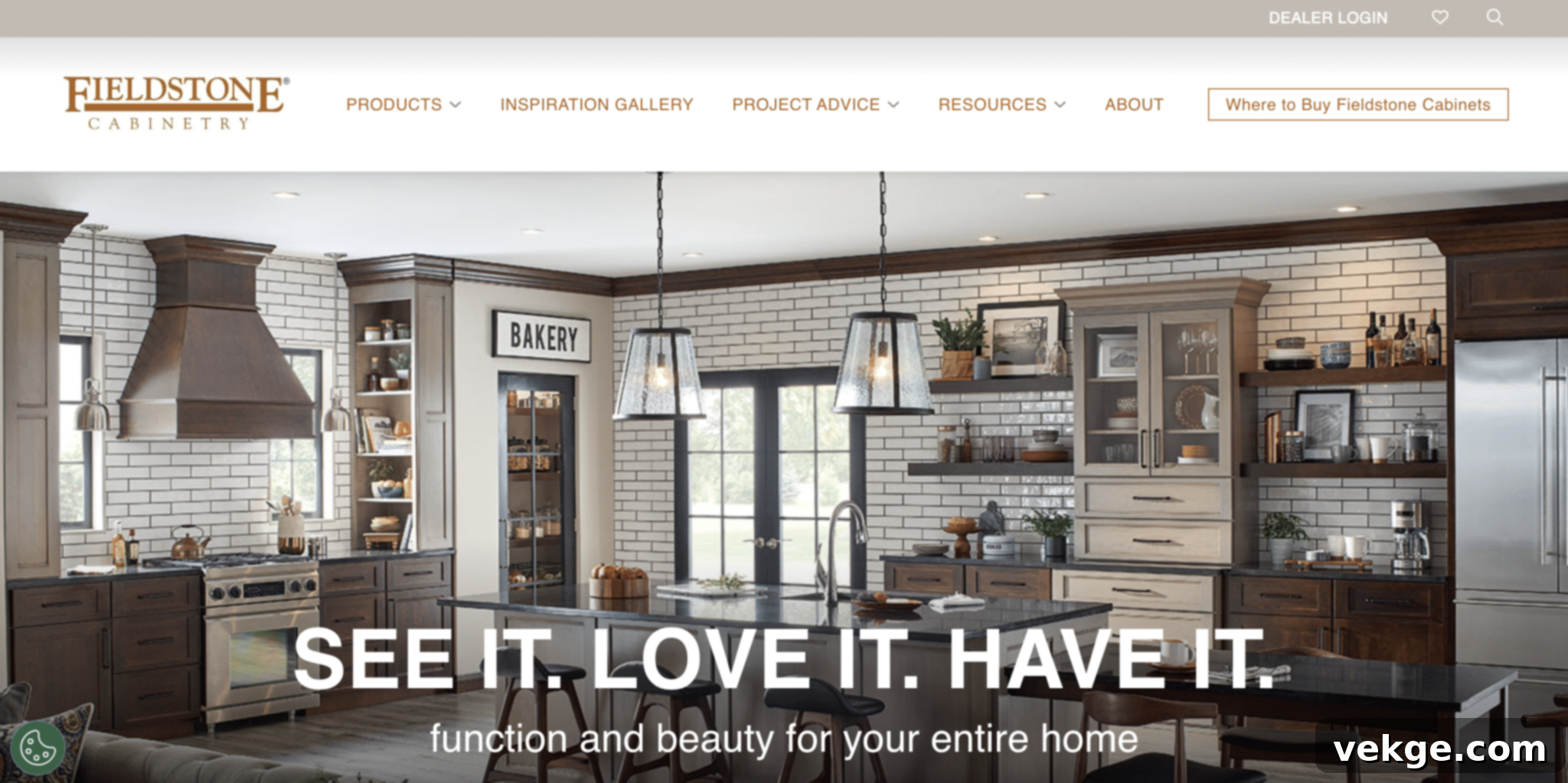 Fieldstone Cabinetry Simple Kitchen Designs