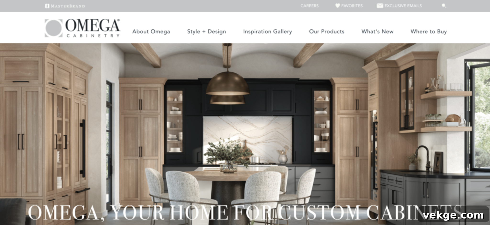 Omega Cabinetry Kitchen Designs