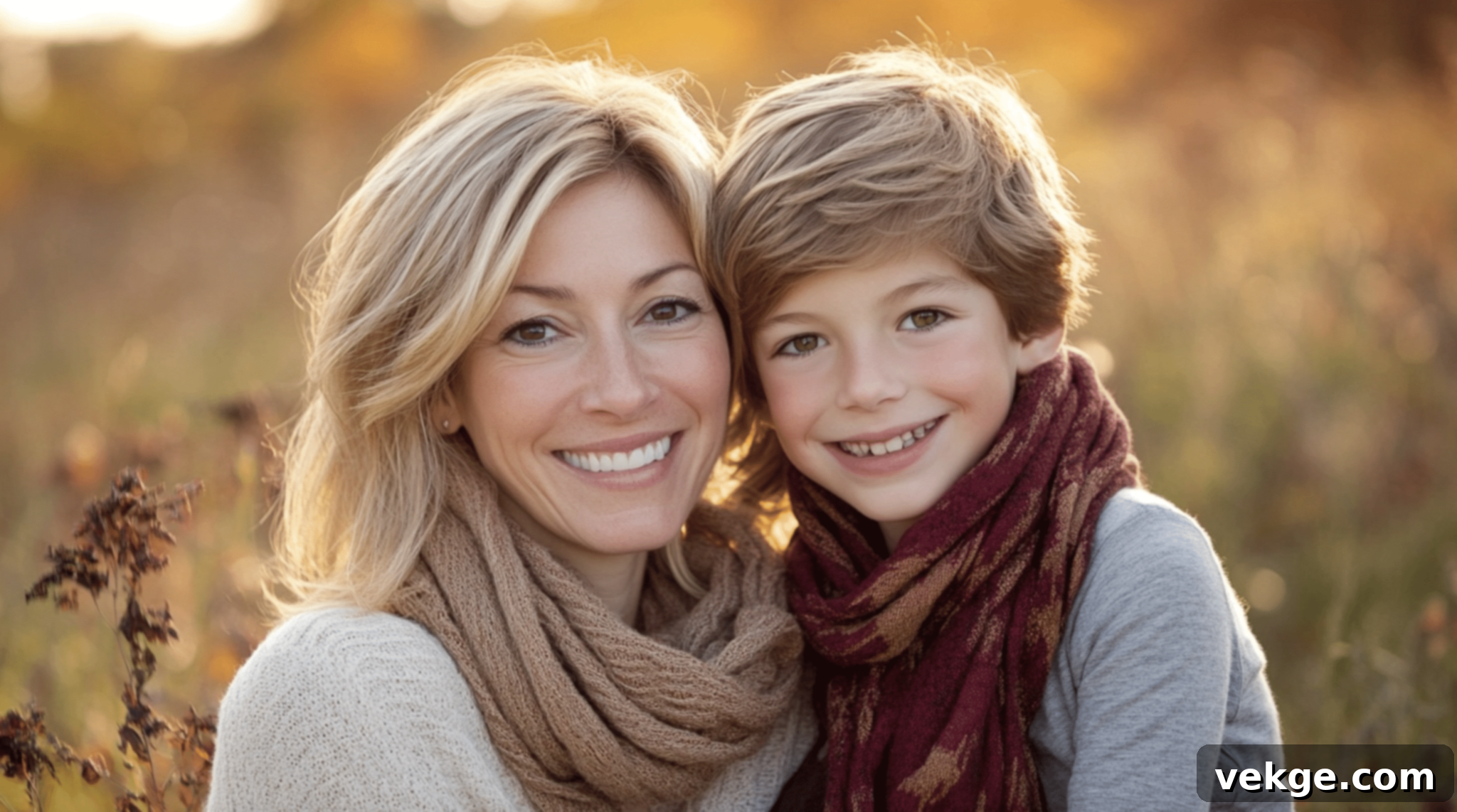 Fall: Embracing Warm Tones and Cozy Layers for Family Photos