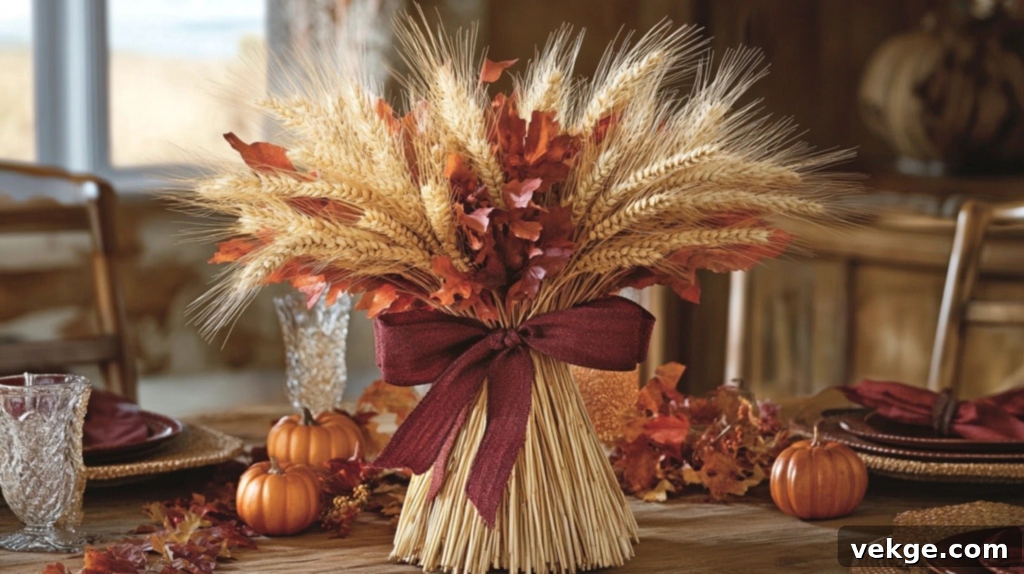 Wheat Bundle Display