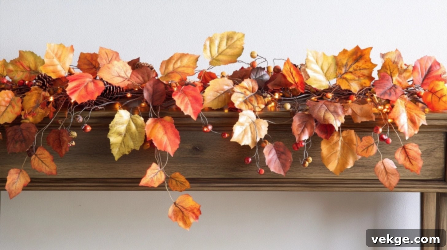 Autumn Leaf Garland