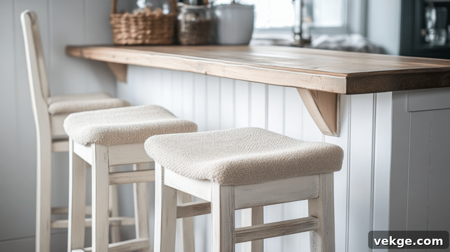 Farmhouse Style Bar Stool
