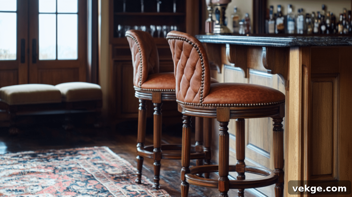 Traditional Design Bar Stool