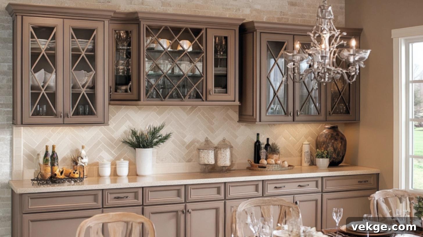 Taupe_Cabinets_with_Glass-Front_Doors
