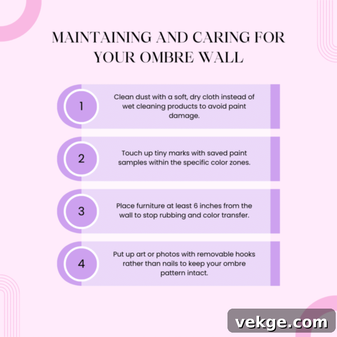 Common Blending Tips to Follow - Person blending ombre wall paint